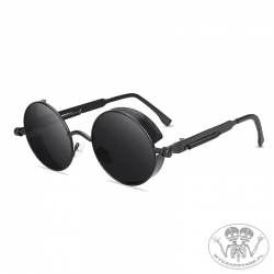 Okulary Retro Vampire Steampunk przeciwsłoneczne czarne